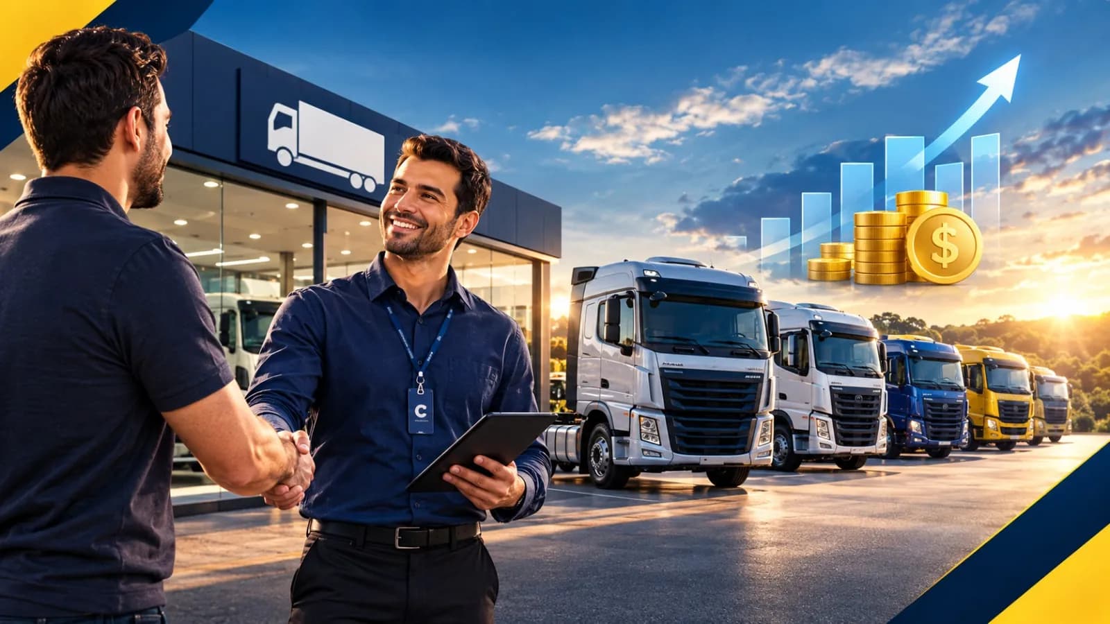 Ganhe dinheiro com indicações de vendas de caminhões